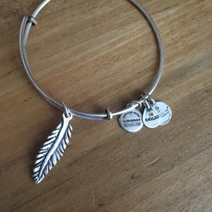 Alex and Ani feather bracelet